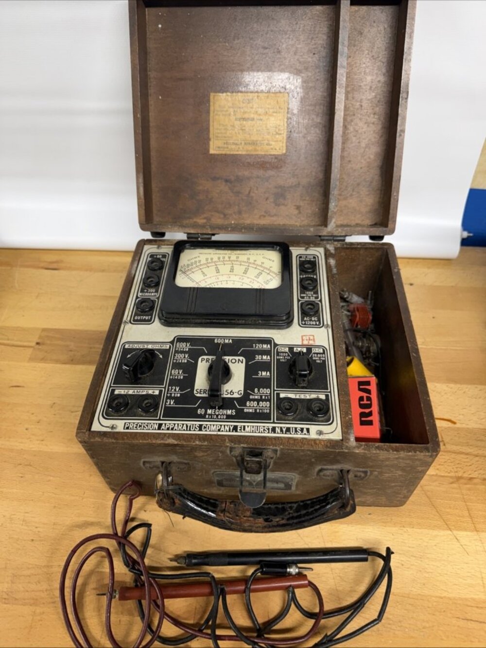 VTG PRECISION APPARATUS MULTI RANGE TESTER / MODEL 856-G-  Untested